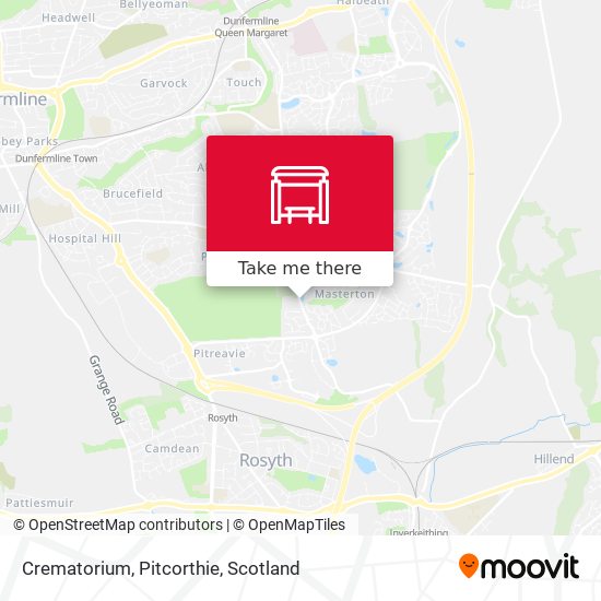 Crematorium, Pitcorthie map