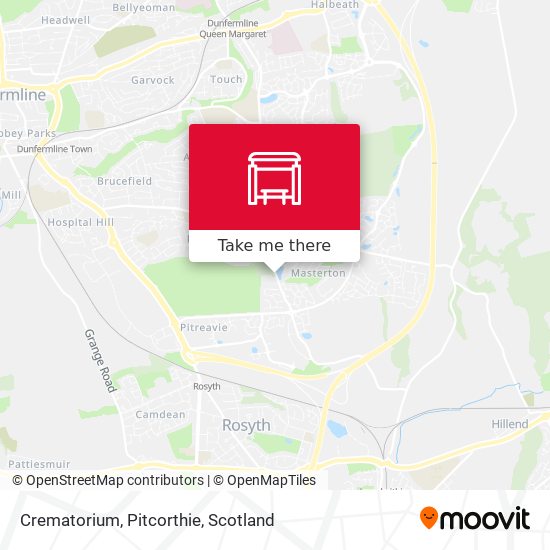 Crematorium, Pitcorthie map