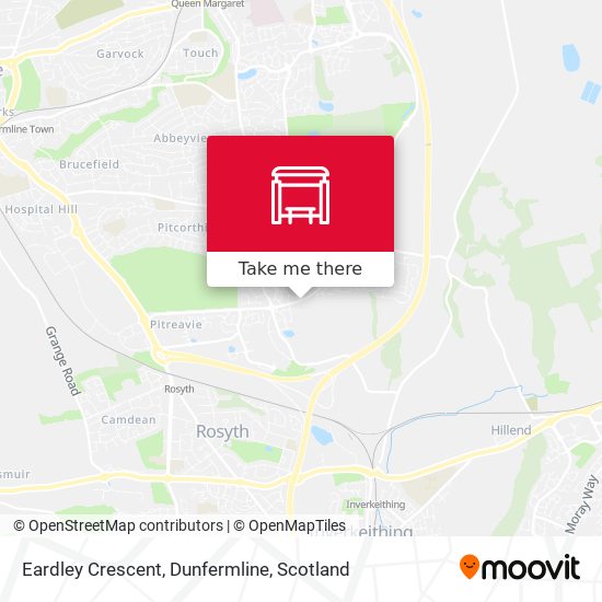 Eardley Crescent, Dunfermline map