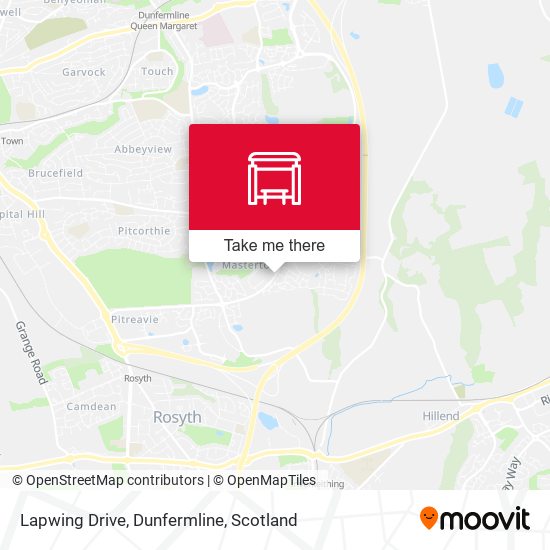 Lapwing Drive, Dunfermline map