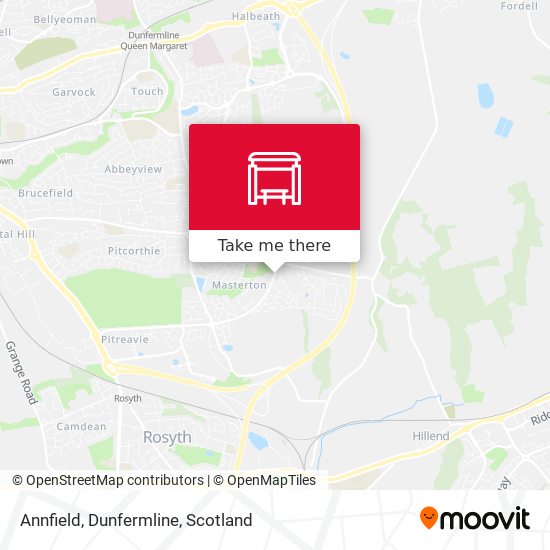 Annfield, Dunfermline map