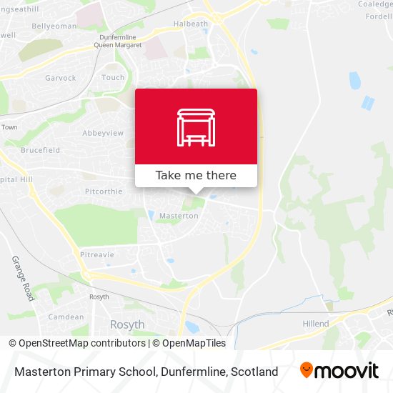 Masterton Primary School, Dunfermline map