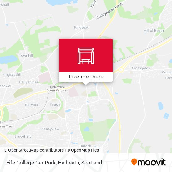 Fife College Car Park, Halbeath map