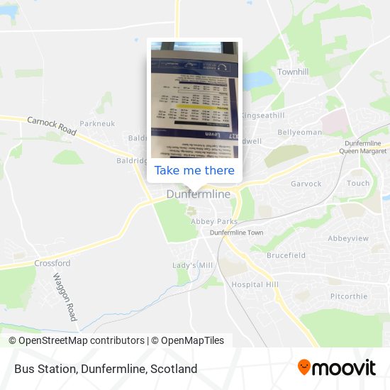 Bus Station, Dunfermline map