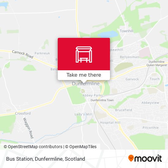 Bus Station, Dunfermline map