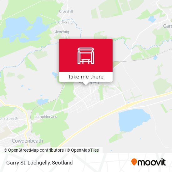 Garry St, Lochgelly map