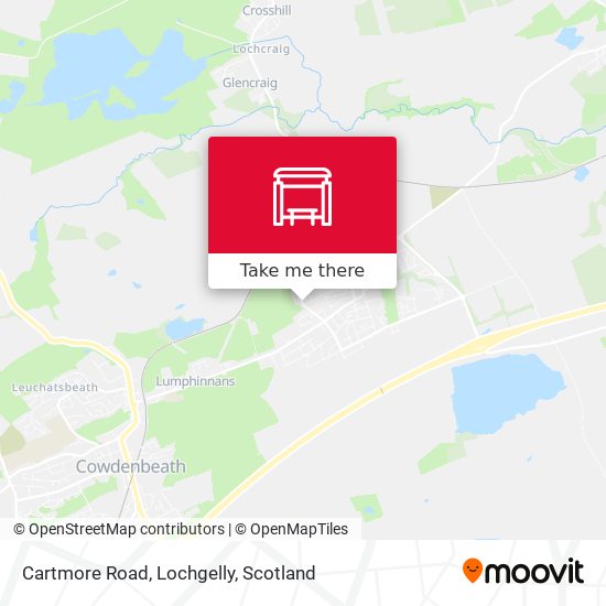 Cartmore Road, Lochgelly map