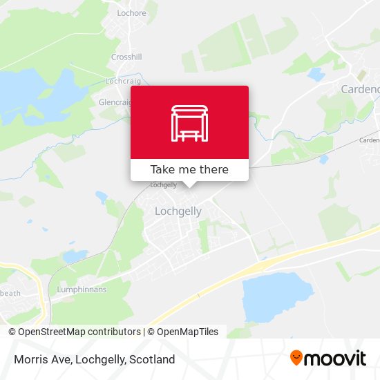 Morris Ave, Lochgelly map