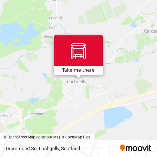 Drummond Sq, Lochgelly map
