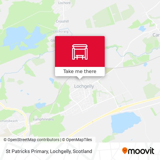 St Patricks Primary, Lochgelly map