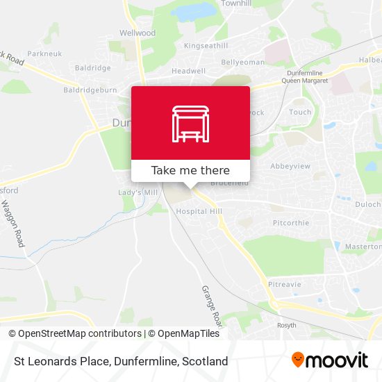 St Leonards Place, Dunfermline map