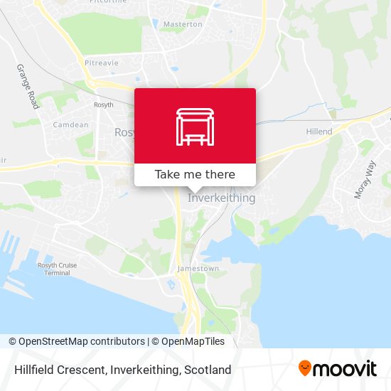 Hillfield Crescent, Inverkeithing map