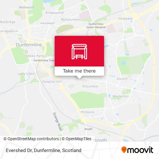 Evershed Dr, Dunfermline map