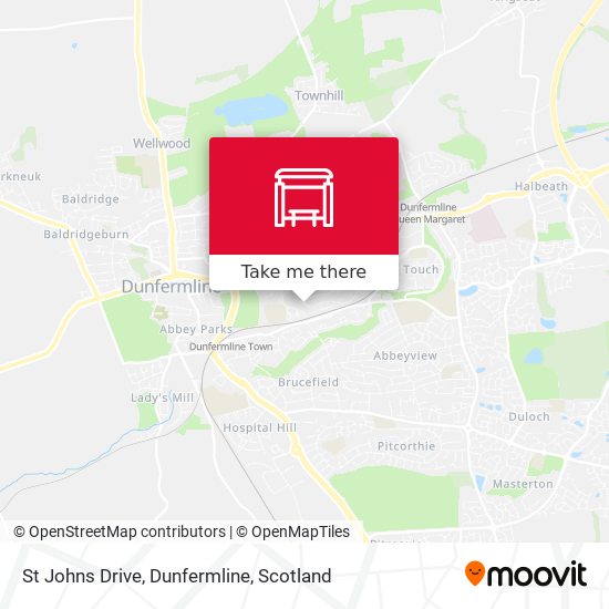 St Johns Drive, Dunfermline map