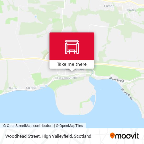 Woodhead Street, High Valleyfield map