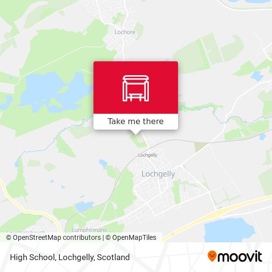 High School, Lochgelly map