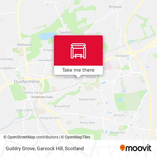 Guildry Grove, Garvock Hill map