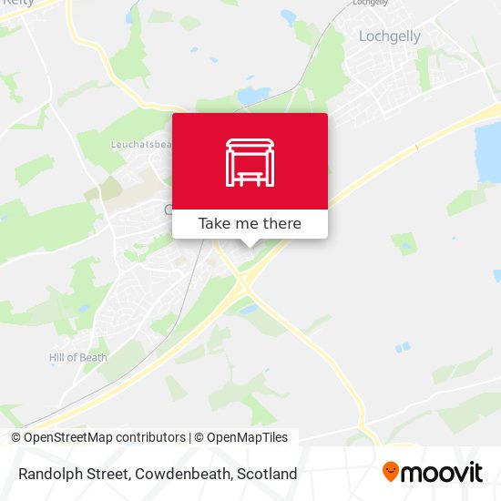 Randolph Street, Cowdenbeath map