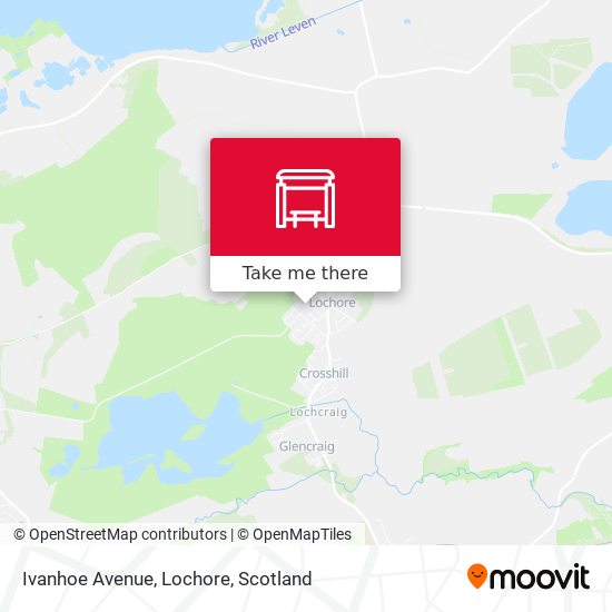 Ivanhoe Avenue, Lochore map