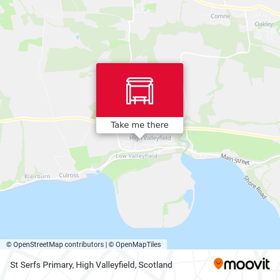 St Serfs Primary, High Valleyfield map