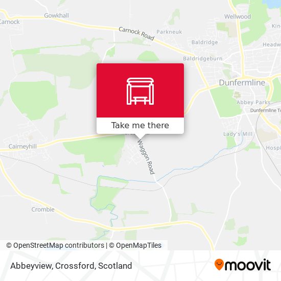 Abbeyview, Crossford map