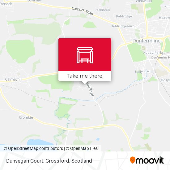 Dunvegan Court, Crossford map