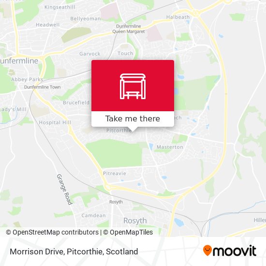 Morrison Drive, Pitcorthie map