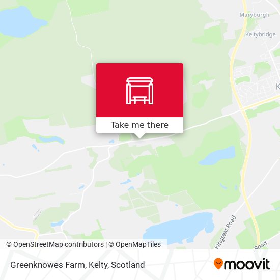 Greenknowes Farm, Kelty map