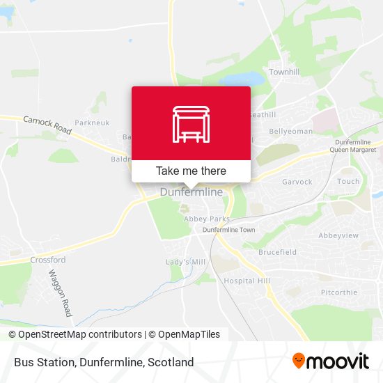 Bus Station, Dunfermline map
