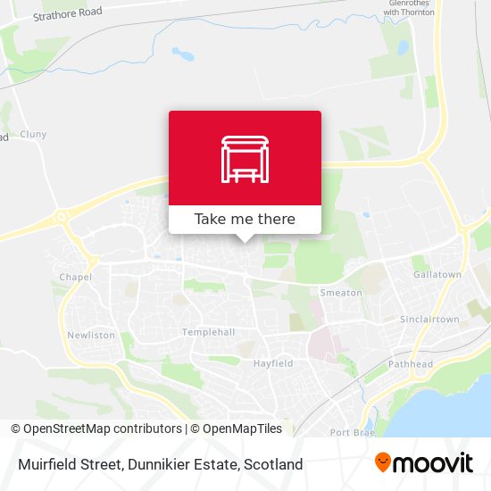 Muirfield Street, Dunnikier Estate map