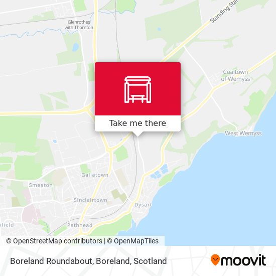 Boreland Roundabout, Boreland map