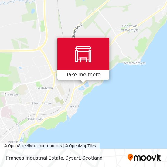 Frances Industrial Estate, Dysart map