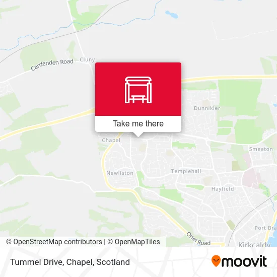 Tummel Drive, Chapel map