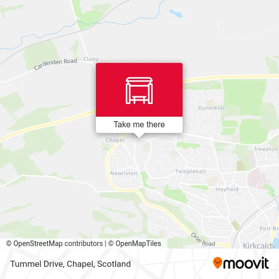 Tummel Drive, Chapel map