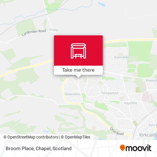 Broom Place, Chapel map