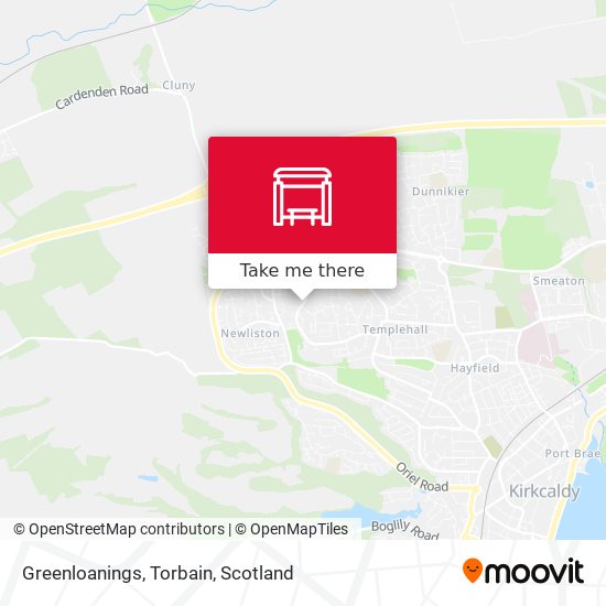 Greenloanings, Torbain map