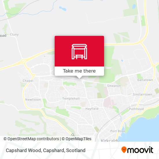 Capshard Wood, Capshard map