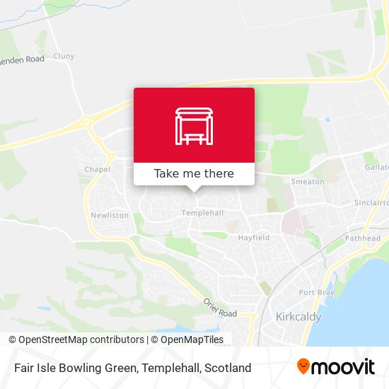 Fair Isle Bowling Green, Templehall map