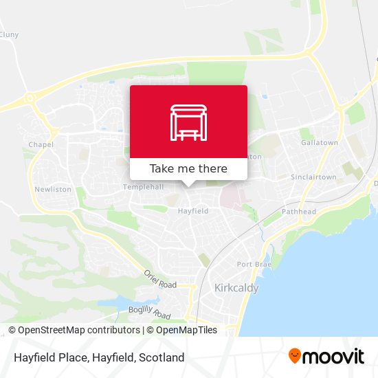 Hayfield Place, Hayfield map