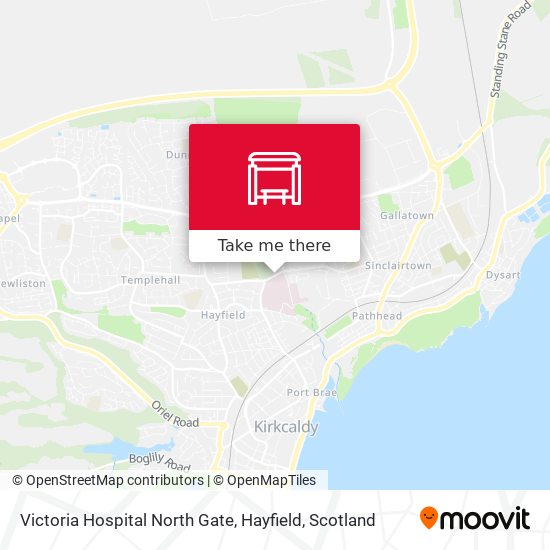 Victoria Hospital North Gate, Hayfield map