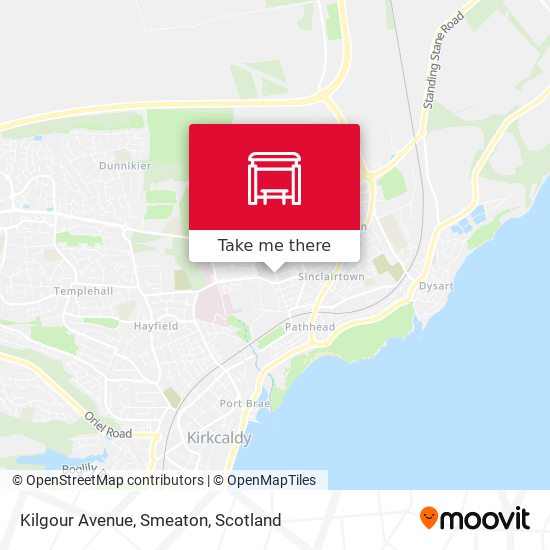 Kilgour Avenue, Smeaton map