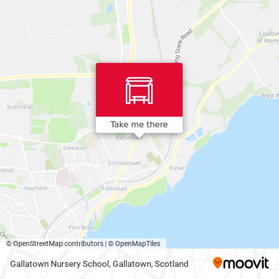 Gallatown Nursery School, Gallatown map