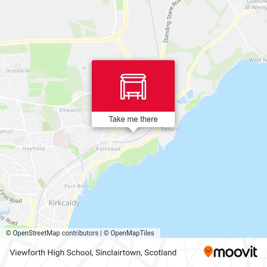 Viewforth High School, Sinclairtown map