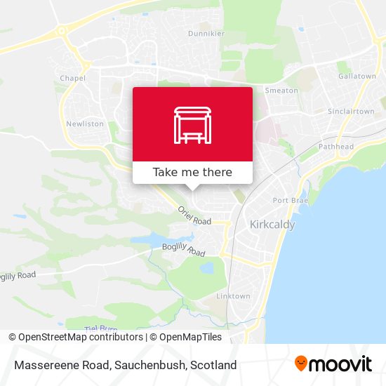 Massereene Road, Sauchenbush map