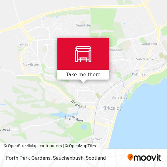 Forth Park Gardens, Sauchenbush map