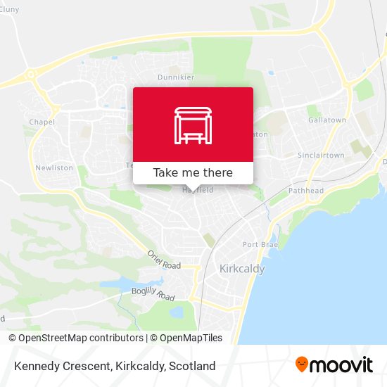 Kennedy Crescent, Kirkcaldy map