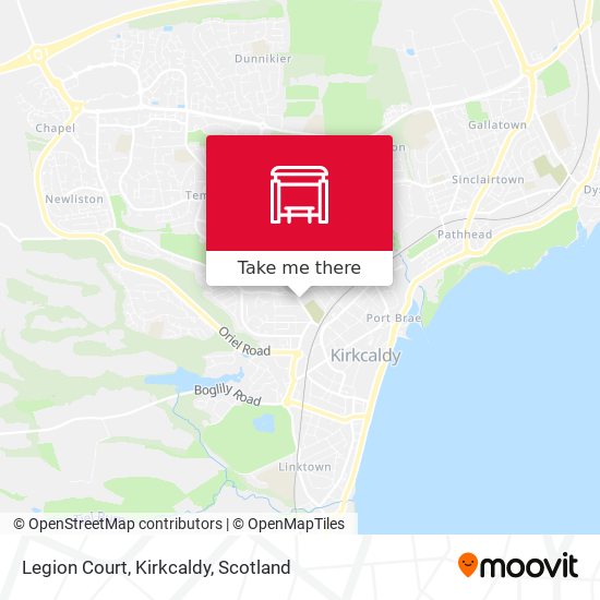 Legion Court, Kirkcaldy map