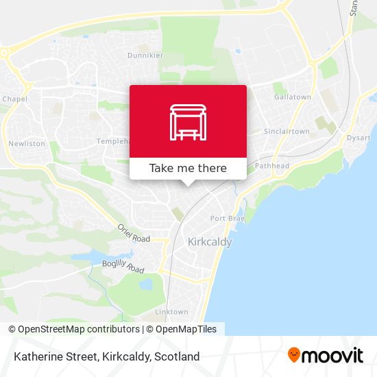 Katherine Street, Kirkcaldy map