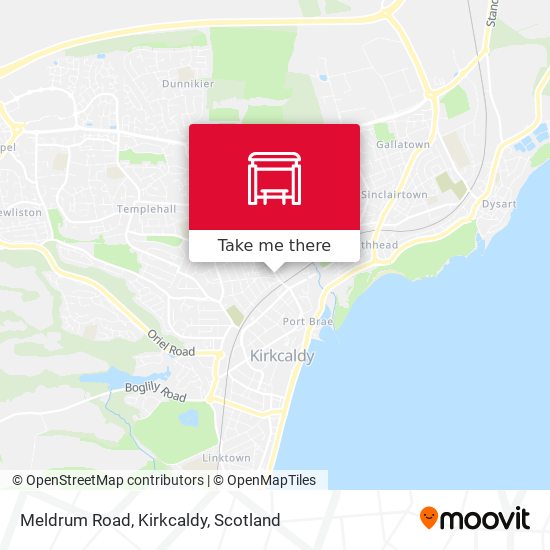 Meldrum Road, Kirkcaldy map