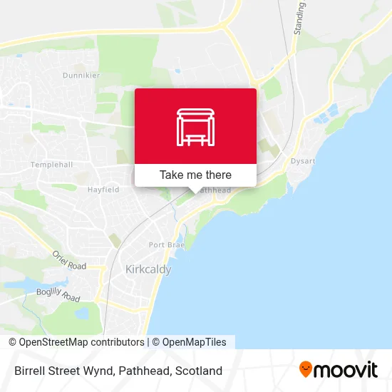 Birrell Street Wynd, Pathhead map